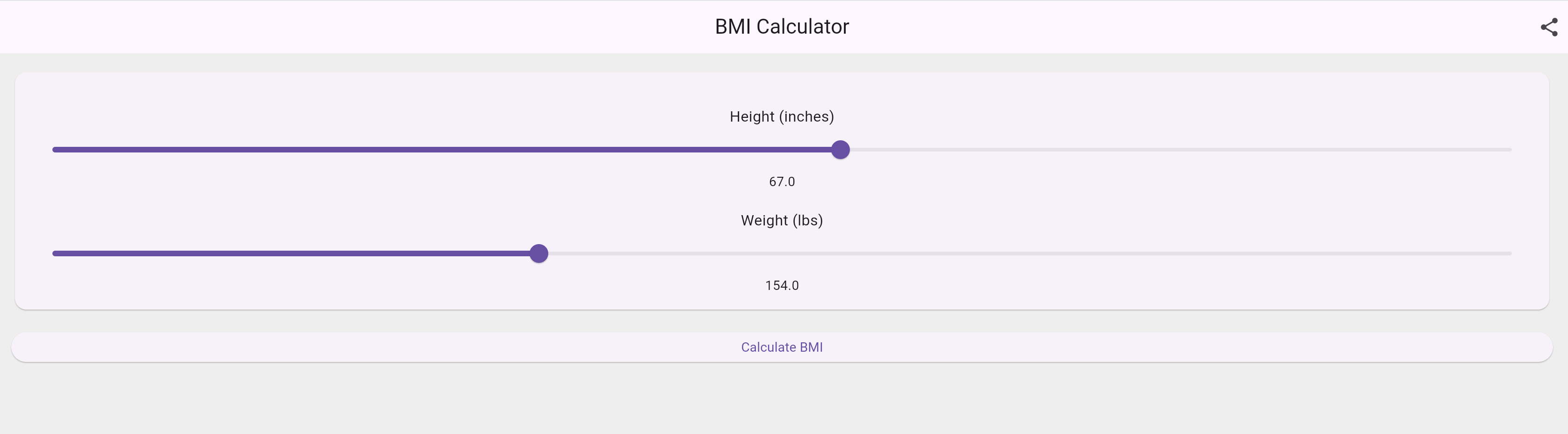 Bmi Calculator